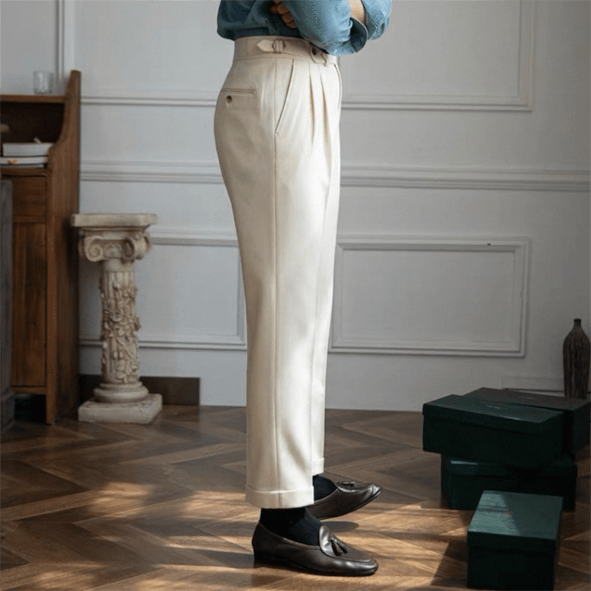 Old Money Pleated Trousers - Gentlemen X