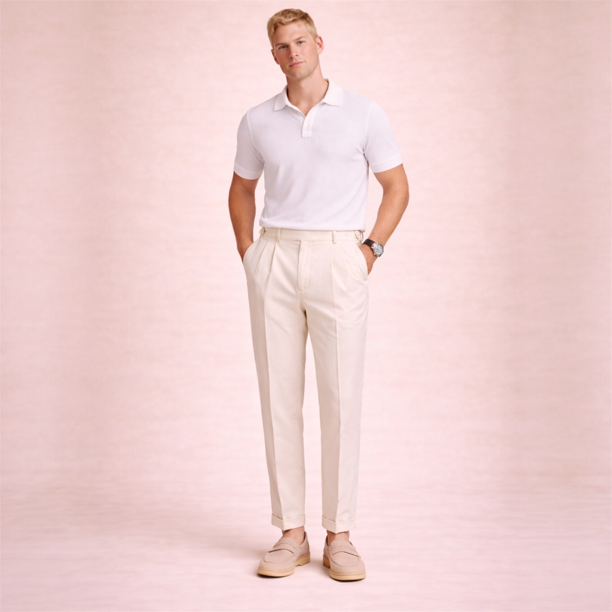 Belmont Pleated Trousers