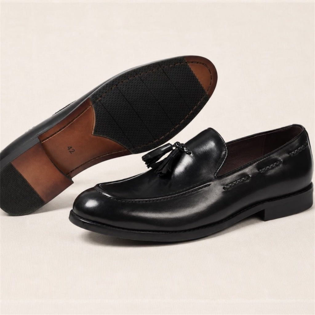 Leather Tassel Loafers - Gentlemen X
