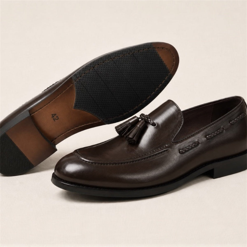 Leather Tassel Loafers - Gentlemen X