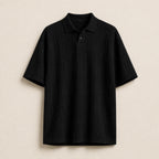 Textured Knit Polo Shirt - Gentlemen X
