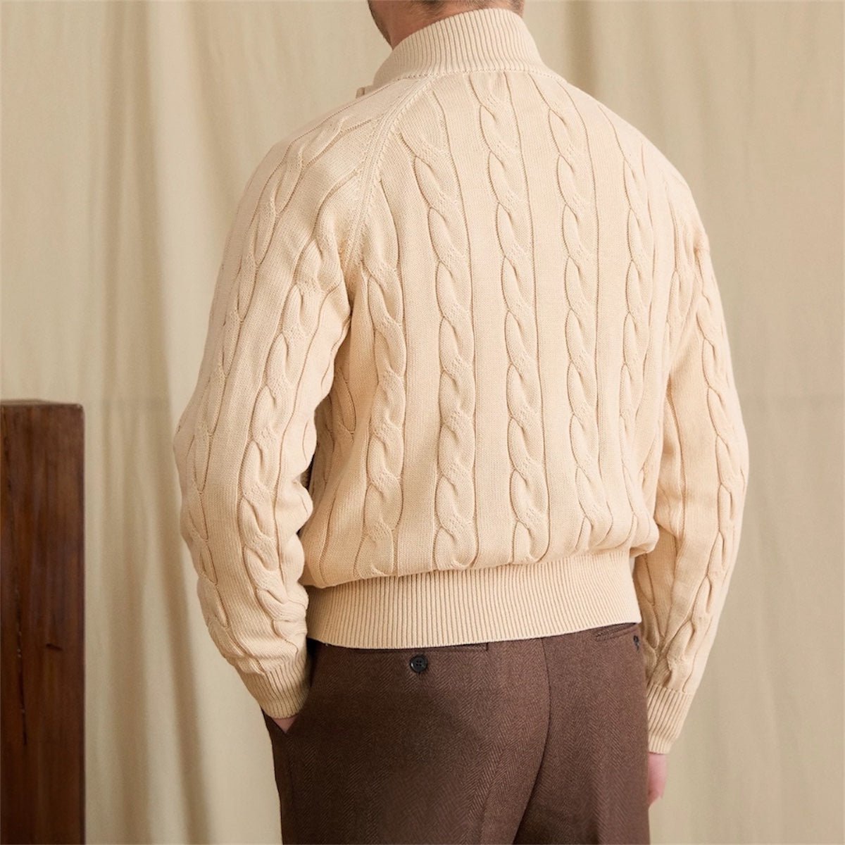 The Cable Zip Cardigan - Gentlemen X