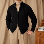 The Cable Zip Cardigan - Gentlemen X