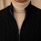 The Cable Zip Cardigan - Gentlemen X