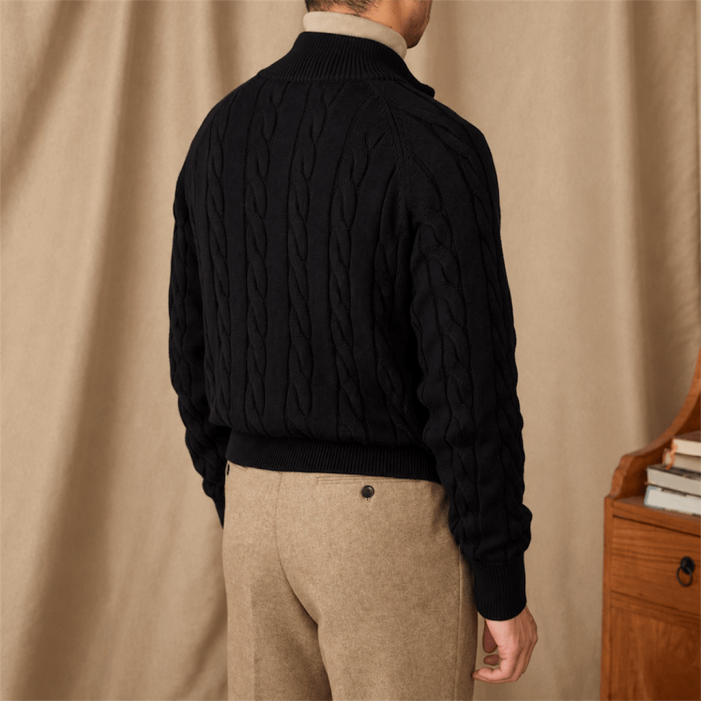 The Cable Zip Cardigan - Gentlemen X
