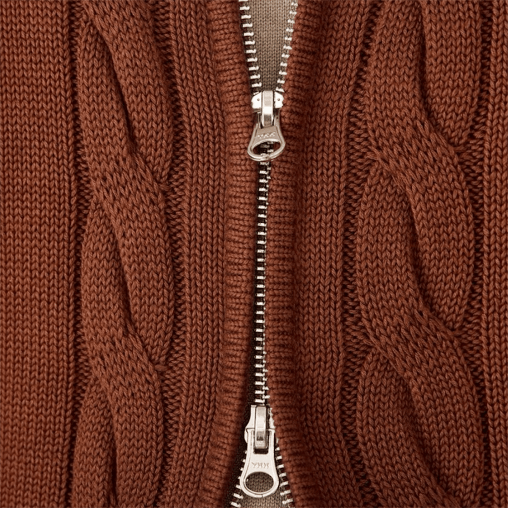The Cable Zip Cardigan - Gentlemen X