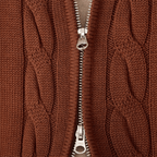 The Cable Zip Cardigan - Gentlemen X