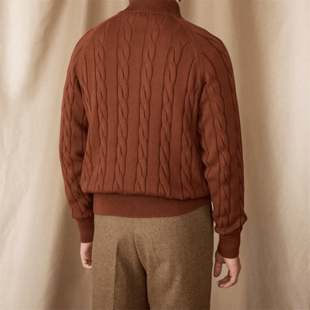 The Cable Zip Cardigan - Gentlemen X