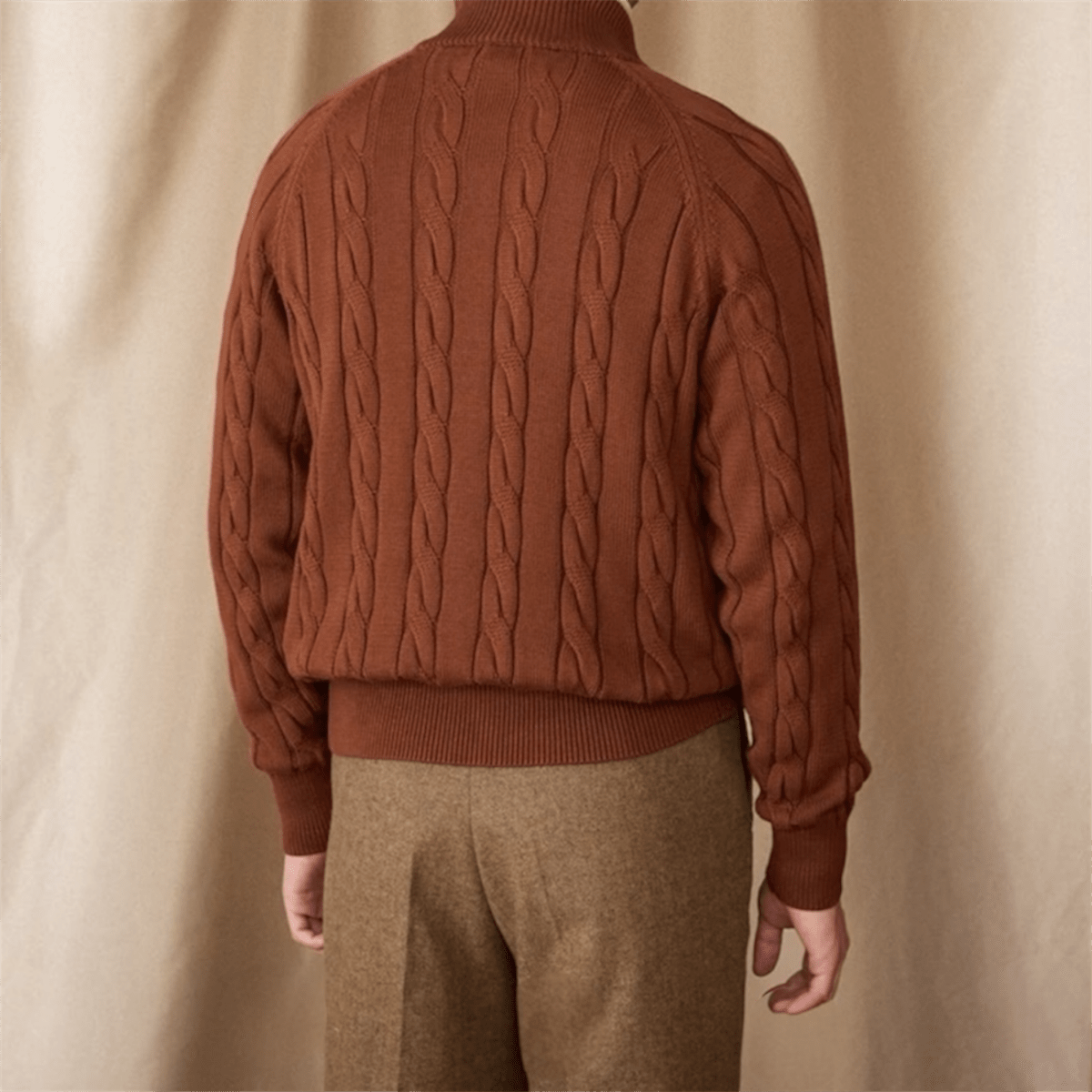 The Cable Zip Cardigan - Gentlemen X