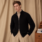 The Cable Zip Cardigan - Gentlemen X
