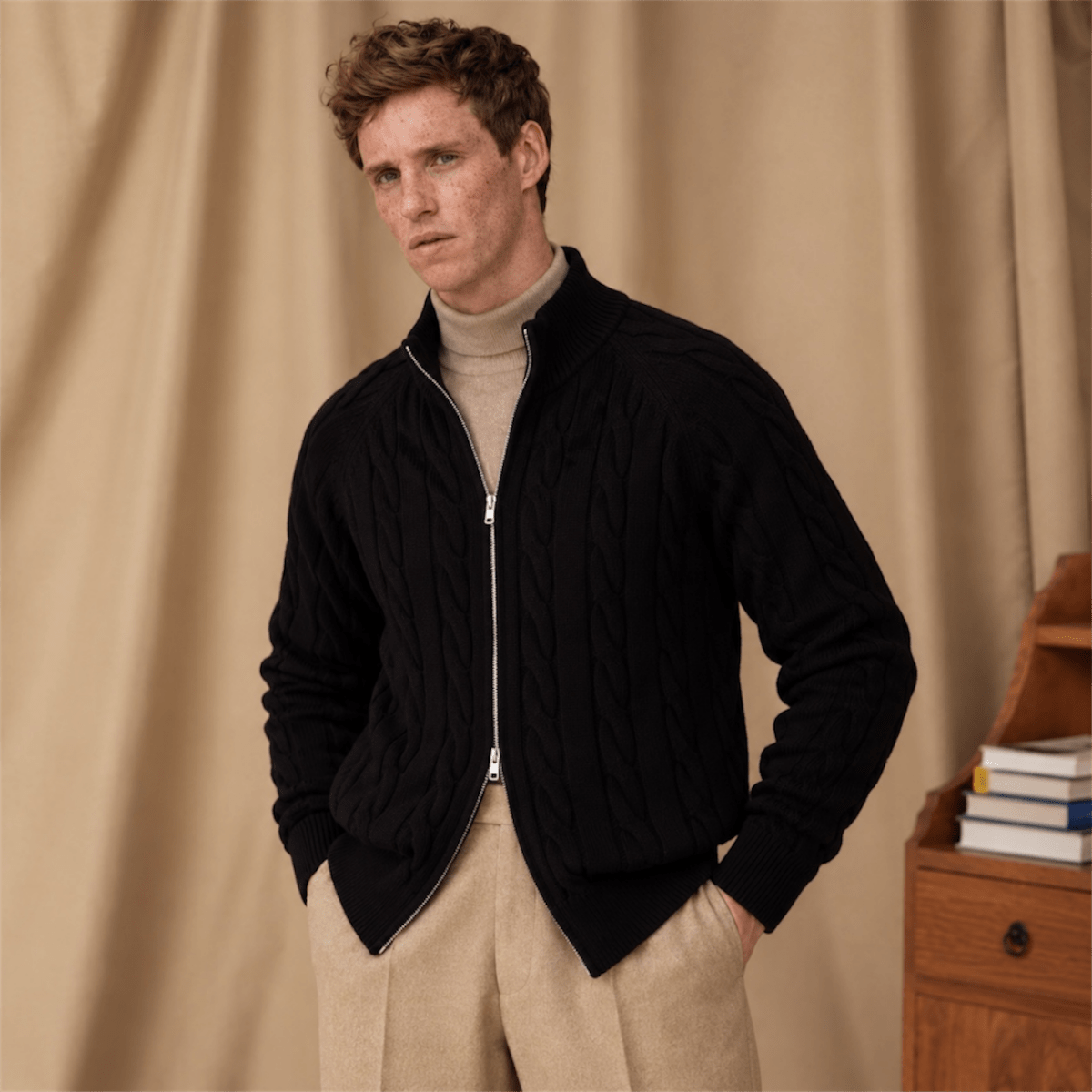 The Cable Zip Cardigan - Gentlemen X